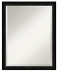 Defy decorating trends with the Madison wall mirror. Deep bevels separate reflection from the satin black frame, altogether a clean, timeless look that's well-tailored for the entranceway, master bedroom or living room wall. Defy decorating trends with the Madison wall mirror. Deep bevels separate reflection from the satin black frame, altogether a clean, timeless look that's well-tailored for the entranceway, master bedroom or living room wall.