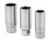 Stanley 85-721 3/8-Inch Drive 6-Point Professional Grade Spark Plug Socket Set, 3-Piece Stanley 85-721 3/8-Inch Drive 6-Point Professional Grade Spark Plug Socket Set, 3-Piece