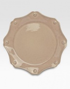 A beautiful stoneware saucer is crafted in Portugal with elegant curves to bring irresistibly romantic European charm to a dinner or party. From the Berry & Thread CollectionCeramic stoneware9 diam.Dishwasher- & microwave-safeImported