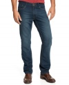 More than just your basic blues, these Ring Of Fire Jeans have a handsome sleek style.