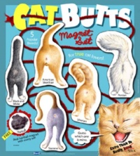 Blue Q - Cat Butt Magnet Set Blue Q - Cat Butt Magnet Set