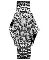 Attract attention in this animalistic watch from GUESS. Attract attention in this animalistic watch from GUESS.