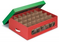 Bankers Box Holiday Ornament Storage Box, Large, Red/Green, 2 Pack (4654101) Bankers Box Holiday Ornament Storage Box, Large, Red/Green, 2 Pack (4654101)