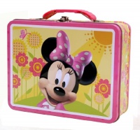 Minnie Mouse Large Tin Box Carry All Minnie Mouse Large Tin Box Carry All