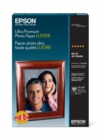 Epson Ultra Premium Photo Paper LUSTER (13x19 Inches, 50 Sheets) (S041407)