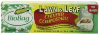 BioBag Lawn and Leaf Compostable Bags (33 Gallon), 10-Count Boxes, (Pack of 2) BioBag Lawn and Leaf Compostable Bags (33 Gallon), 10-Count Boxes, (Pack of 2)