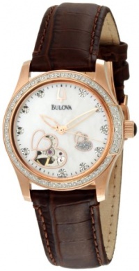 Bulova Women's 98R139 Automatic Diamond Mother-Of-Pearl Dial Watch Bulova Women's 98R139 Automatic Diamond Mother-Of-Pearl Dial Watch