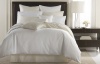 Barbara Barry Dream Peaceful Petals Queen Duvet Cover, Alabaster