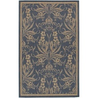 Couristan 1516/0111 Recife Garden Cottage/Black-Cocoa 2-Feet 3-Inch by 11-Feet 9-Inch Runner Rug Couristan 1516/0111 Recife Garden Cottage/Black-Cocoa 2-Feet 3-Inch by 11-Feet 9-Inch Runner Rug