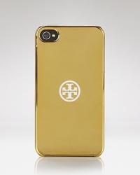 Go for the gold with this metallic iPhone case from Tory Burch, designed to protect your gadget while adding a hit of glamor.