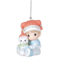 Precious Moments , 2011 Dated Ornament Baby's First Christmas Boy Precious Moments , 2011 Dated Ornament Baby's First Christmas Boy