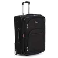 Durable and lightweight, this luggage sets the stage for modern, convenient travel. Includes trolley and plenty of pockets. Durable and lightweight, this luggage sets the stage for modern, convenient travel. Includes trolley and plenty of pockets.