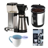 Technivorm 9587 Moccamaster Coffee Brewer With Thermo Carafe w/ Bean Vac Coffee Canister Bundle Technivorm 9587 Moccamaster Coffee Brewer With Thermo Carafe w/ Bean Vac Coffee Canister Bundle