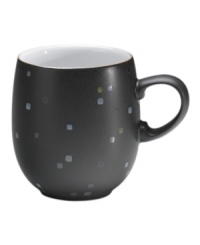 Colorful confetti shines on the Jet Skyline mug like bright city lights. Mix and match with Denby Jet dinnerware and dishes from the Jet Stripes collection to personalize casual tables with modern polish. In microwave- and oven-safe stoneware for easy reheating. dinnerware dishes Colorful confetti shines on the Jet Skyline mug like bright city lights. Mix and match with Denby Jet dinnerware and dishes from the Jet Stripes collection to personalize casual tables with modern polish. In microwave- and oven-safe stoneware for easy reheating. dinnerware dishes