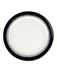 Sturdy and stylish, Denby's Halo tea plate sets the tone for contemporary-cool dining in versatile stoneware. Sturdy and stylish, Denby's Halo tea plate sets the tone for contemporary-cool dining in versatile stoneware.