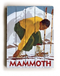 ArteHouse planked wood sign 18 x 24 Vintage California Ski Wall Décor ArteHouse planked wood sign 18 x 24 Vintage California Ski Wall Décor