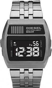 Diesel Watches Men's Digital Stainless Steel Black Dial Watch (Black/Blue) Diesel Watches Men's Digital Stainless Steel Black Dial Watch (Black/Blue)