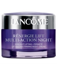 Introducing Super Lifting partners from the #1 Anti-Aging franchise. Redefine facial contours with new multi-action lifting and firming effect. With time, alterations in the skin's structure can affect firmness causing the skin to lose its youthful quality. A visible improvement in skin tightening helps restore skin's youthful look. Rénergie Lift Multi-Action features Multi-Tension technology, designed to target skin layers.