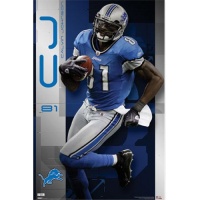 Detroit Lions - Calvin Johnson Poster Poster Print, 22x34 Detroit Lions - Calvin Johnson Poster Poster Print, 22x34