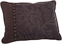 Charisma Marquette 12-Inch by 16-Inch Breakfast Pillow, Caviar