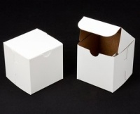 Dress My Cupcake Single Standard White/Brown Cupcake Box and Holder (Without Window), Set of 100 - Holder, Box, Carrier, Display Dress My Cupcake Single Standard White/Brown Cupcake Box and Holder (Without Window), Set of 100 - Holder, Box, Carrier, Display