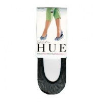 HUE Women's Micro Net Liner with Cotton Sole, Natural, Size M/L HUE Women's Micro Net Liner with Cotton Sole, Natural, Size M/L
