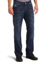 7 For All Mankind Men's Austyn Relaxed Straight Leg Jean in Watercrest, Hawaiian Ocean, 34