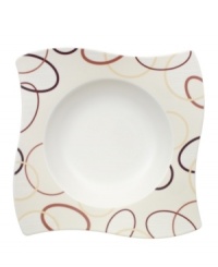 Party-perfect and practical, this pasta plate is a fluid work of art. With sleek, artful shapes, the New Wave Ethno dinnerware and dishes collection from Villeroy & Boch helps make any meal extraordinary. Party-perfect and practical, this pasta plate is a fluid work of art. With sleek, artful shapes, the New Wave Ethno dinnerware and dishes collection from Villeroy & Boch helps make any meal extraordinary.