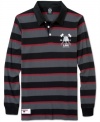 LRG gives you good reason to sport a rugby shirt this season, tackling an old-school category with new-school stripes and its very own logo graphic.