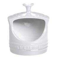 Le Creuset Stoneware 10-Ounce Salt Crock, White Le Creuset Stoneware 10-Ounce Salt Crock, White