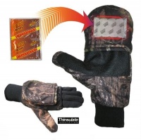 Heat Factory Pop-Top Mittens with Glove Liner for use with Heat Factory Hand Warmers, Mossy Oak, X-Large Heat Factory Pop-Top Mittens with Glove Liner for use with Heat Factory Hand Warmers, Mossy Oak, X-Large