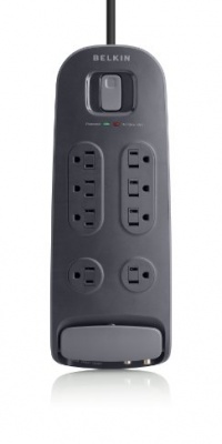Belkin BV108230-06-BLK 8-Outlet 6-feet 3690 Joules Surge Protector with Cable/Satellite and Telephone Protection Belkin BV108230-06-BLK 8-Outlet 6-feet 3690 Joules Surge Protector with Cable/Satellite and Telephone Protection