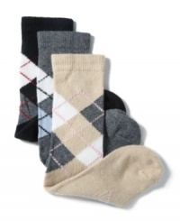 Live a little more luxe with every step. These plush cashmere socks from Charter Club feature a classic argyle pattern, for an elegant addition to any ensemble. Live a little more luxe with every step. These plush cashmere socks from Charter Club feature a classic argyle pattern, for an elegant addition to any ensemble.