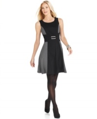 Hit the town in an essential style with a modern remix--Style&co.'s A-line looks especially gorgeous with colorblocked detail and a faux belted waist. Hit the town in an essential style with a modern remix--Style&co.'s A-line looks especially gorgeous with colorblocked detail and a faux belted waist.