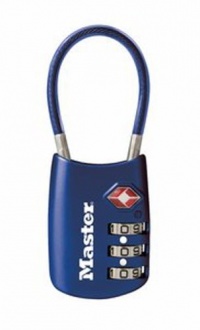 Master Lock 4688D TSA Accepted Cable Luggage Lock in Assorted Colors, 1-Pack Master Lock 4688D TSA Accepted Cable Luggage Lock in Assorted Colors, 1-Pack
