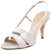 Cole Haan Women's Ceci Air Ruched Sandal,White Satin,5 B US