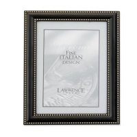 Lawrence Frames 4 by 5 Metal Picture Frame Oil Rubbed Bronze with Delicate Beading Lawrence Frames 4 by 5 Metal Picture Frame Oil Rubbed Bronze with Delicate Beading