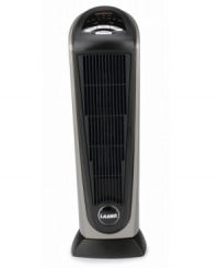 This tower heater powerfully pushes heat into the drafty nooks and crannies of every room, reaching the places that need warmth the most. Easy-to-use and convenient, this heater has a handy remote and 2 quiet comfort settings that bring your space up to the ideal temperature without ever making a peep. 3-month warranty. Model 751320. This tower heater powerfully pushes heat into the drafty nooks and crannies of every room, reaching the places that need warmth the most. Easy-to-use and convenient, this heater has a handy remote and 2 quiet comfort settings that bring your space up to the ideal temperature without ever making a peep. 3-month warranty. Model 751320.