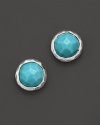 Faceted turquoise set in sterling silver. By Ippolita.