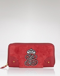 No purse is complete without the right wallet, and Juicy Couture's velour style ensures ultra-glam daytime style. Cleverly designed with multiple pockets, it's an effortless essential. No purse is complete without the right wallet, and Juicy Couture's velour style ensures ultra-glam daytime style. Cleverly designed with multiple pockets, it's an effortless essential.