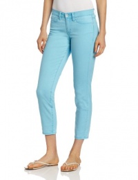 Calvin Klein Jeans Women's Petite Skinny Ankle Crop, Calypso Blue, 10 Petite