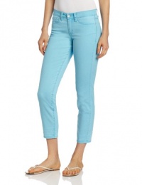 Calvin Klein Jeans Women's Petite Skinny Ankle Crop, Calypso Blue, 10 Petite Calvin Klein Jeans Women's Petite Skinny Ankle Crop, Calypso Blue, 10 Petite