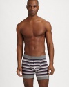 Comfortable cotton brief with a hint of stretch for added support and comfort, in signature stripe detail.Logo waistbandButton fly94% cotton/6% elastaneMachine washImported