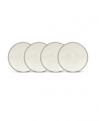Noritake Colorwave Chocolate Mini Plates, 6-1/4-Inch , Set of 4 Noritake Colorwave Chocolate Mini Plates, 6-1/4-Inch , Set of 4