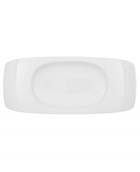 Place this graceful bridge shaped dish on top of your place setting for an impressive opening course, dessert or side. Customize your own table arrangement with other pieces from the sleek Urban Nature collection from Villeroy & Boch. Place this graceful bridge shaped dish on top of your place setting for an impressive opening course, dessert or side. Customize your own table arrangement with other pieces from the sleek Urban Nature collection from Villeroy & Boch.