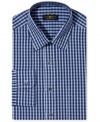 Get decked out in gingham with this handsome Club Room shirt.