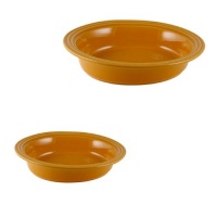 Appolia Gaia 2-Piece Oval Baker Set/ Extra Large, Orange Fusion Appolia Gaia 2-Piece Oval Baker Set/ Extra Large, Orange Fusion