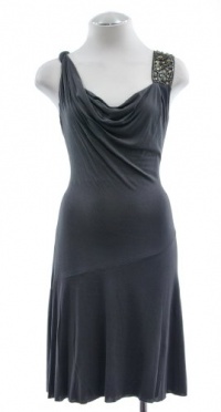 Bailey 44 'Rock Collector' Draped Neck Dress With Shoulder Embellishment Small Bailey 44 'Rock Collector' Draped Neck Dress With Shoulder Embellishment Small