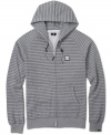 Rock your skater layers with this striped hoodie from DC Shoes.