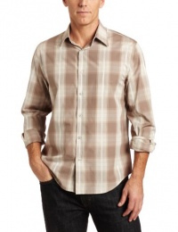 Perry Ellis Men's Long Sleeve Slim Bold Stripe Sateen Woven Shirt Perry Ellis Men's Long Sleeve Slim Bold Stripe Sateen Woven Shirt